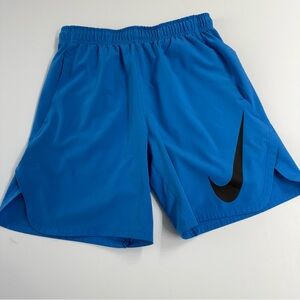 Nike Men's Vibrant Blue Sports Shorts